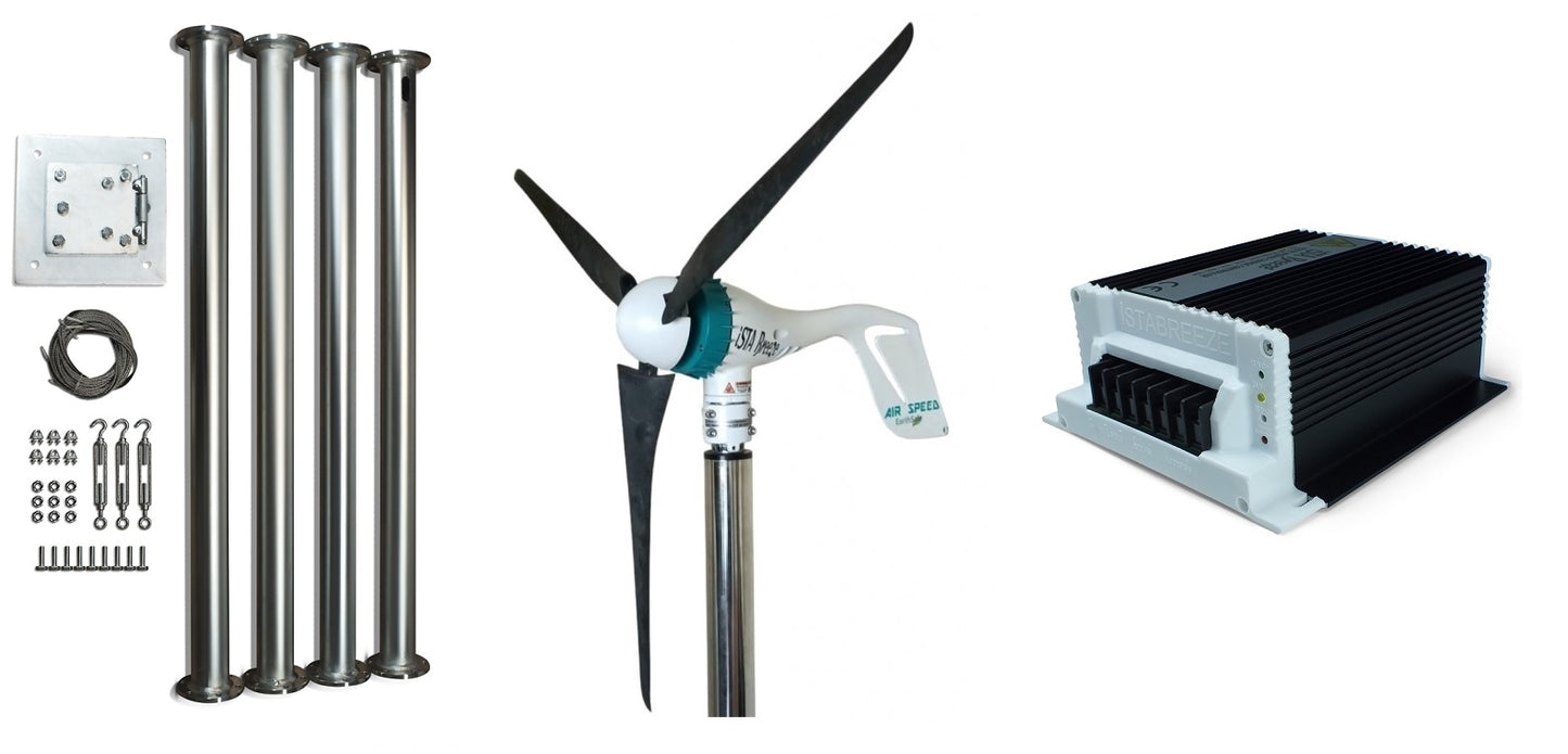 Set Air Speed 500W 12V/24V Rüzgar Türbini iSTA-BREEZE