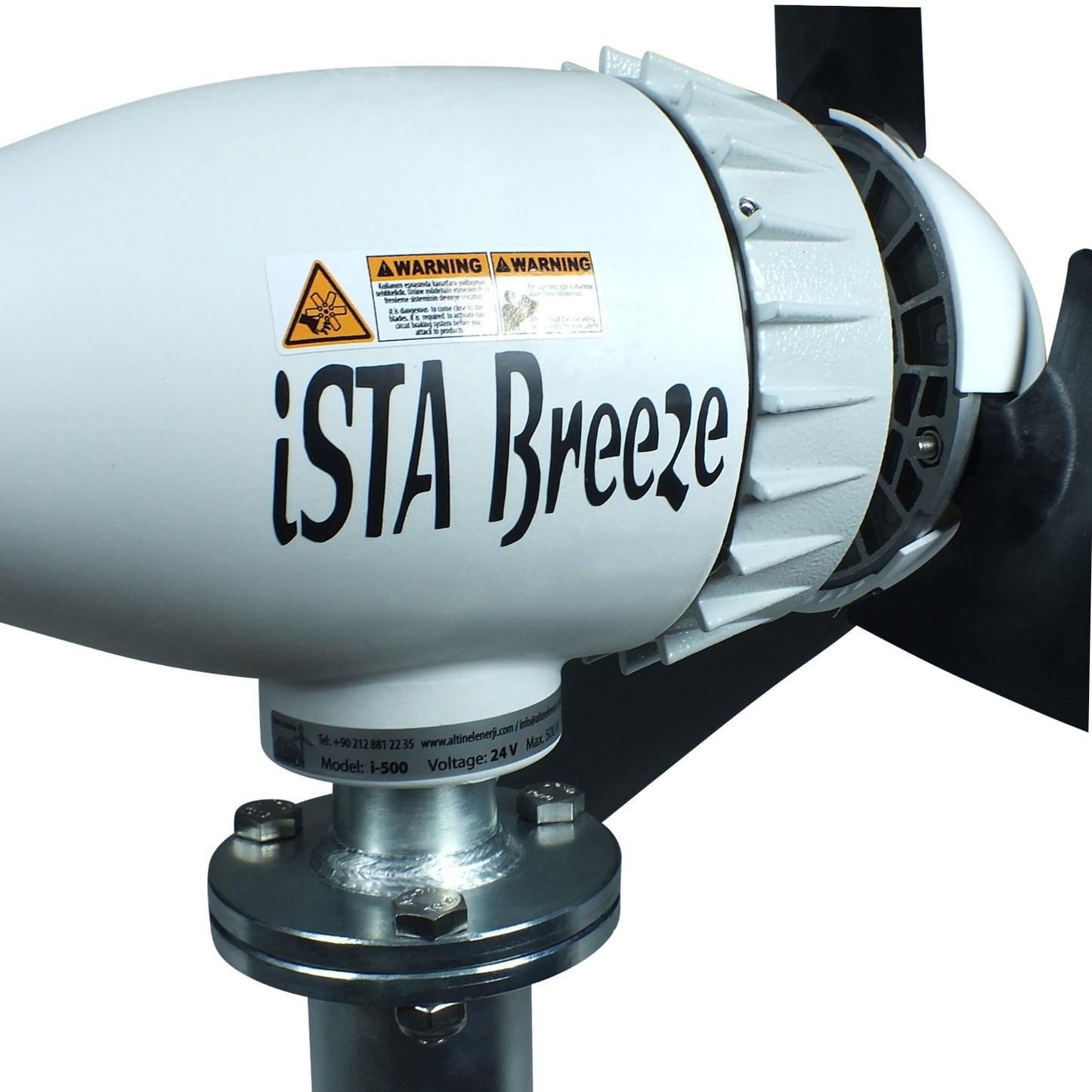 İSTA-BREEZE İ-500 12V/24V Rüzgar Türbini - Yenilenebilir Enerji Çözümünüz!