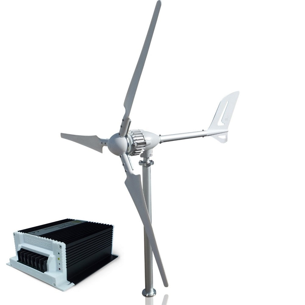 Set İ-700 W 12V/24V/48V Rüzgar Türbini + Hibrit Şarj Kontrol Cihazı